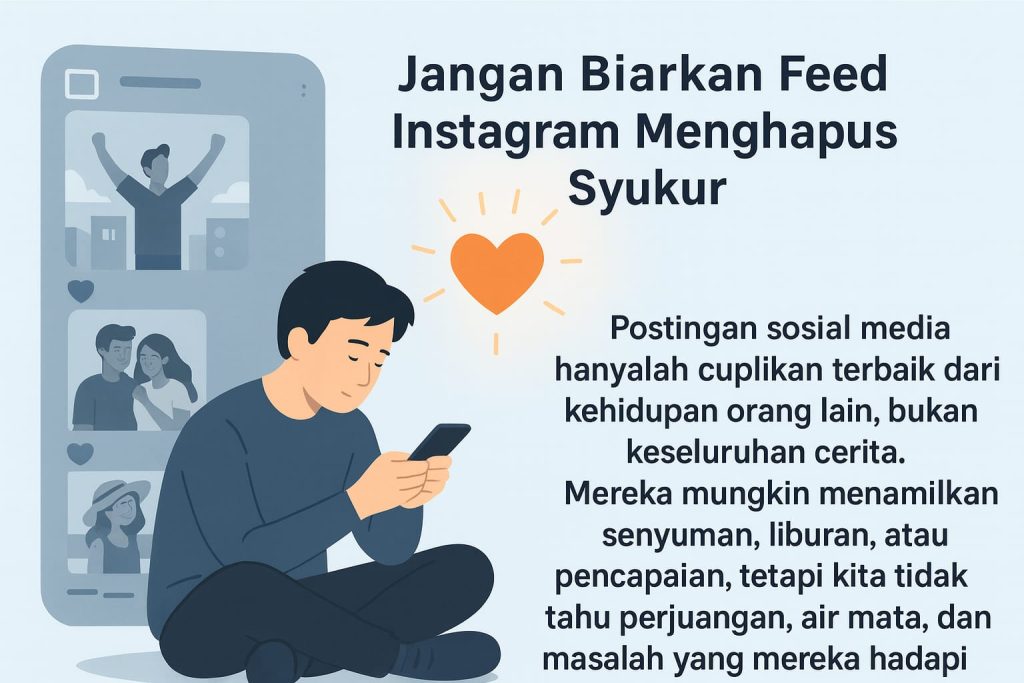 Kebahagiaan Nyata Tidak Ada di Feed Instagram